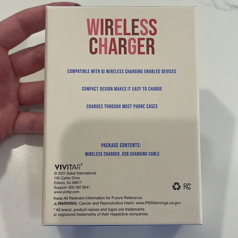 NWT Wireless Phone Charger